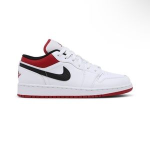 air jordan 1 low white gym red